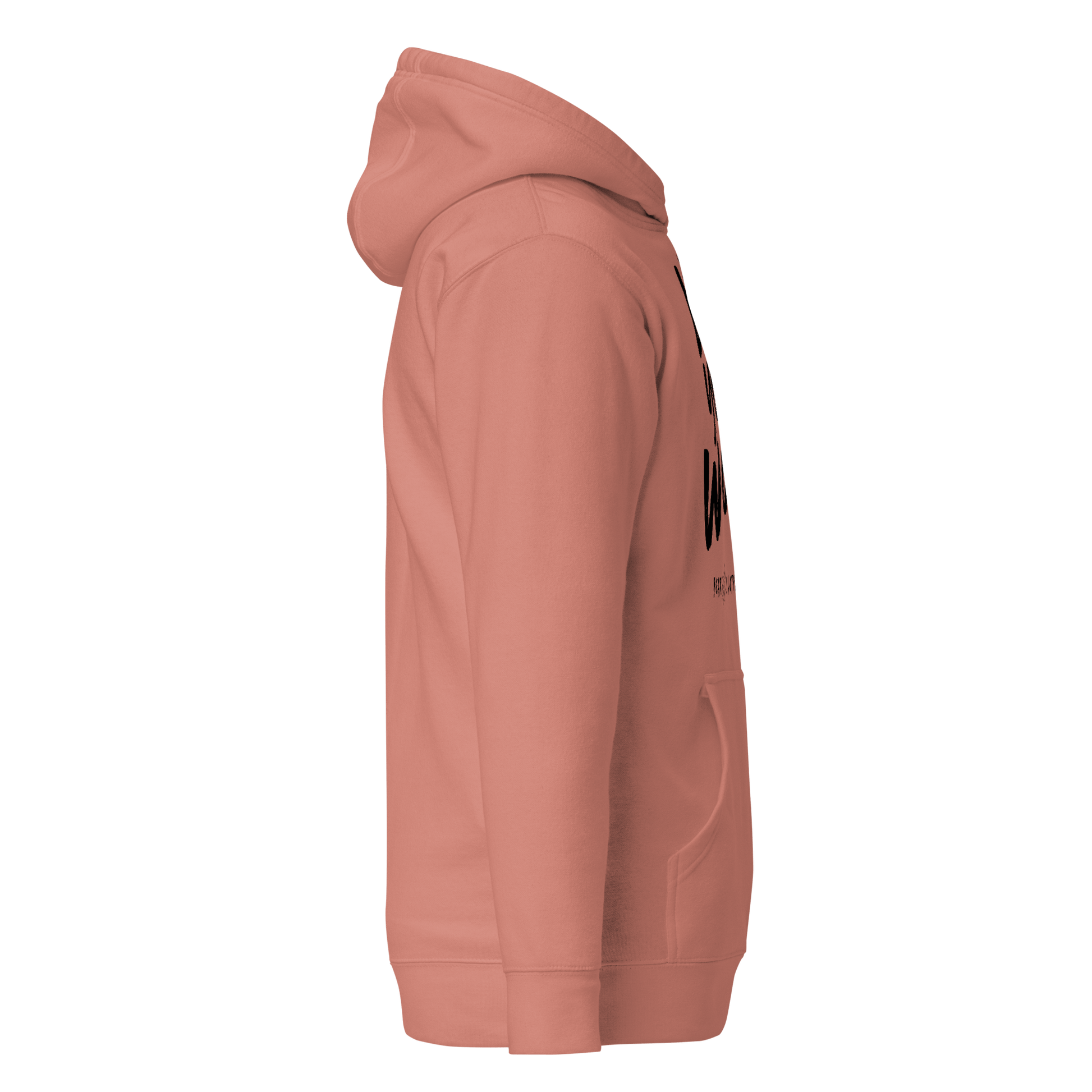 Fall Wear Your Worth Black Print Unisex Hoodie - Bearclothing