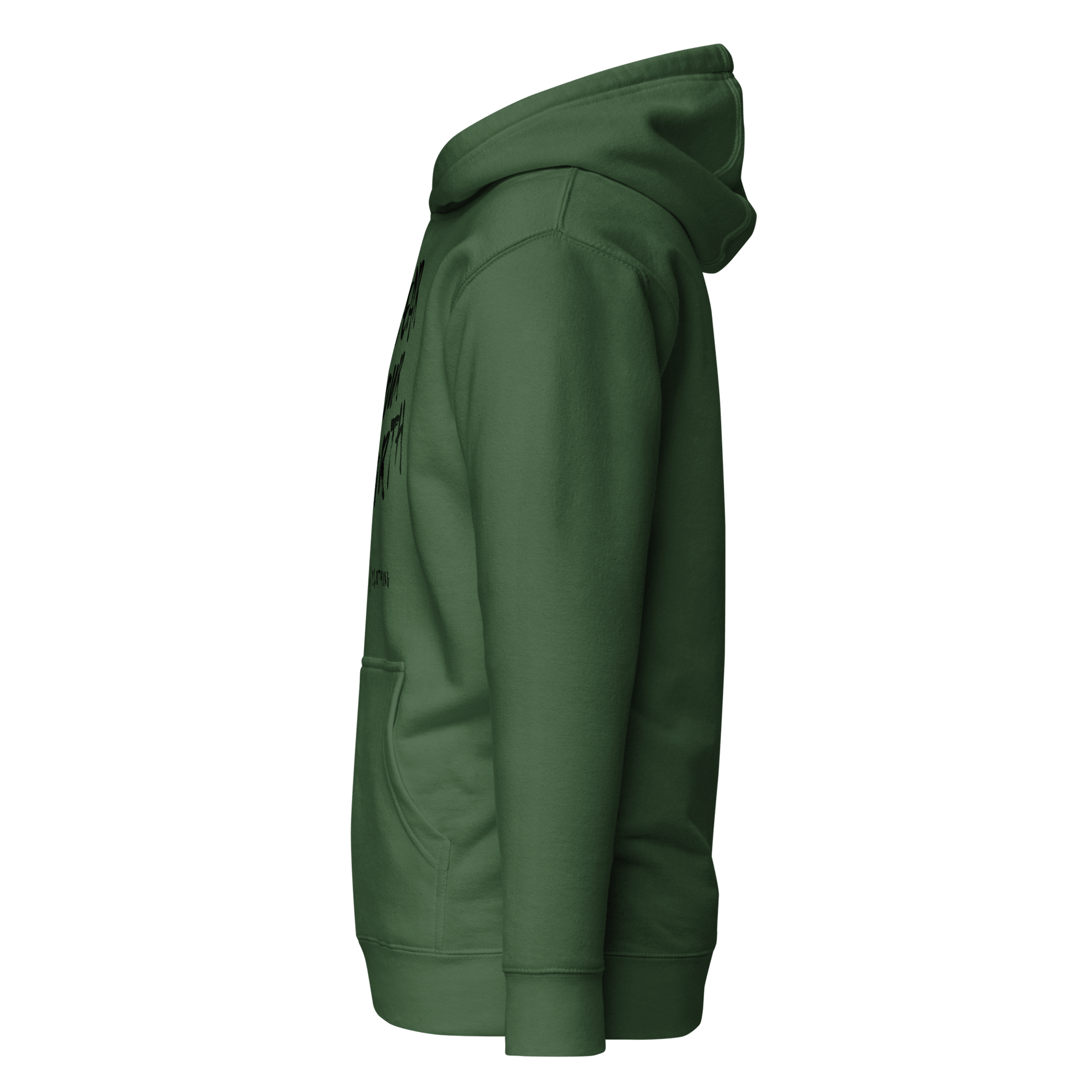 Fall Wear Your Worth Black Print Unisex Hoodie - Bearclothing