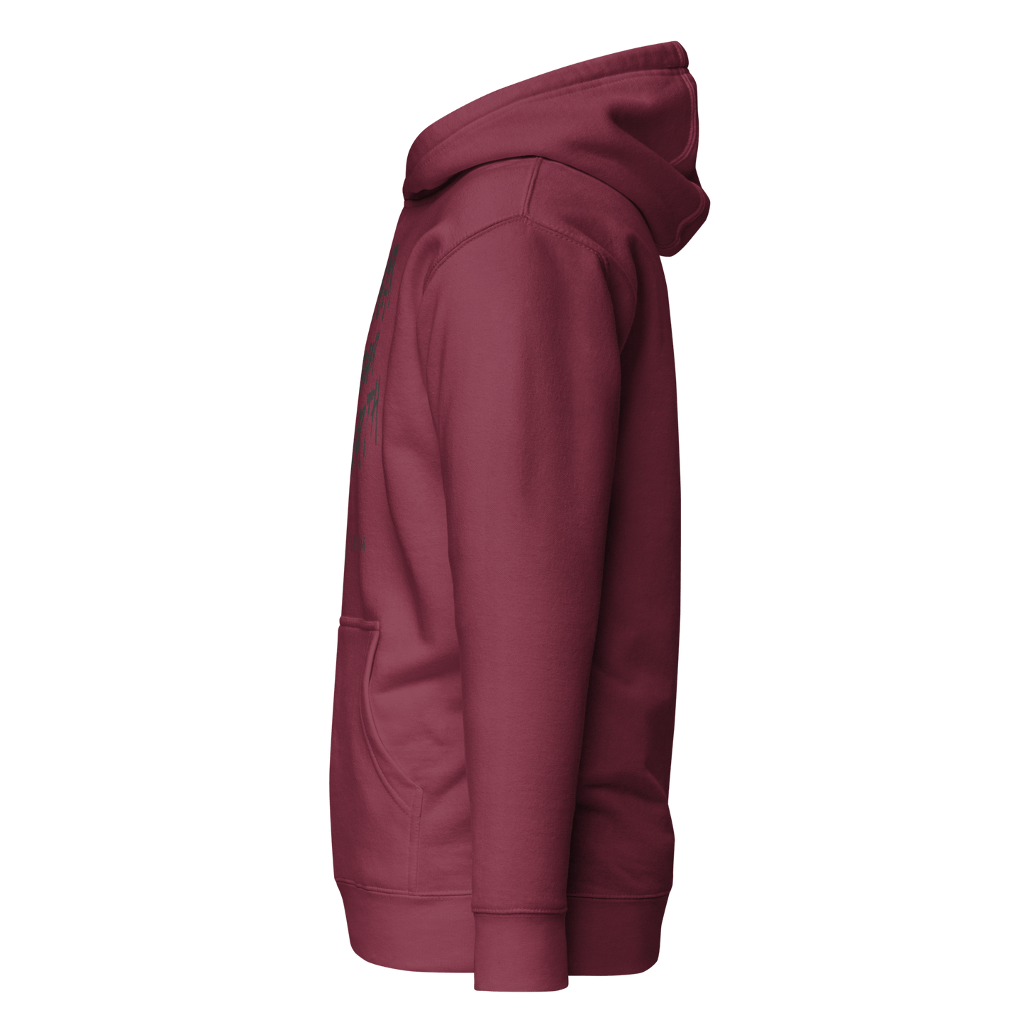Fall Wear Your Worth Black Print Unisex Hoodie - Bearclothing