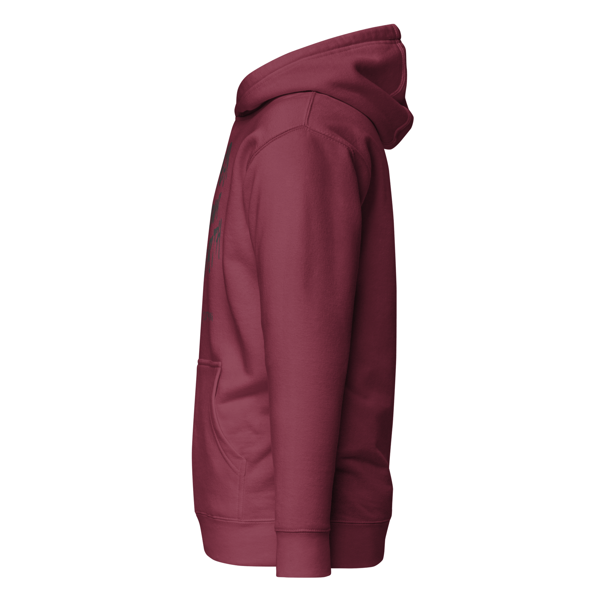 Fall Wear Your Worth Black Print Unisex Hoodie - Bearclothing