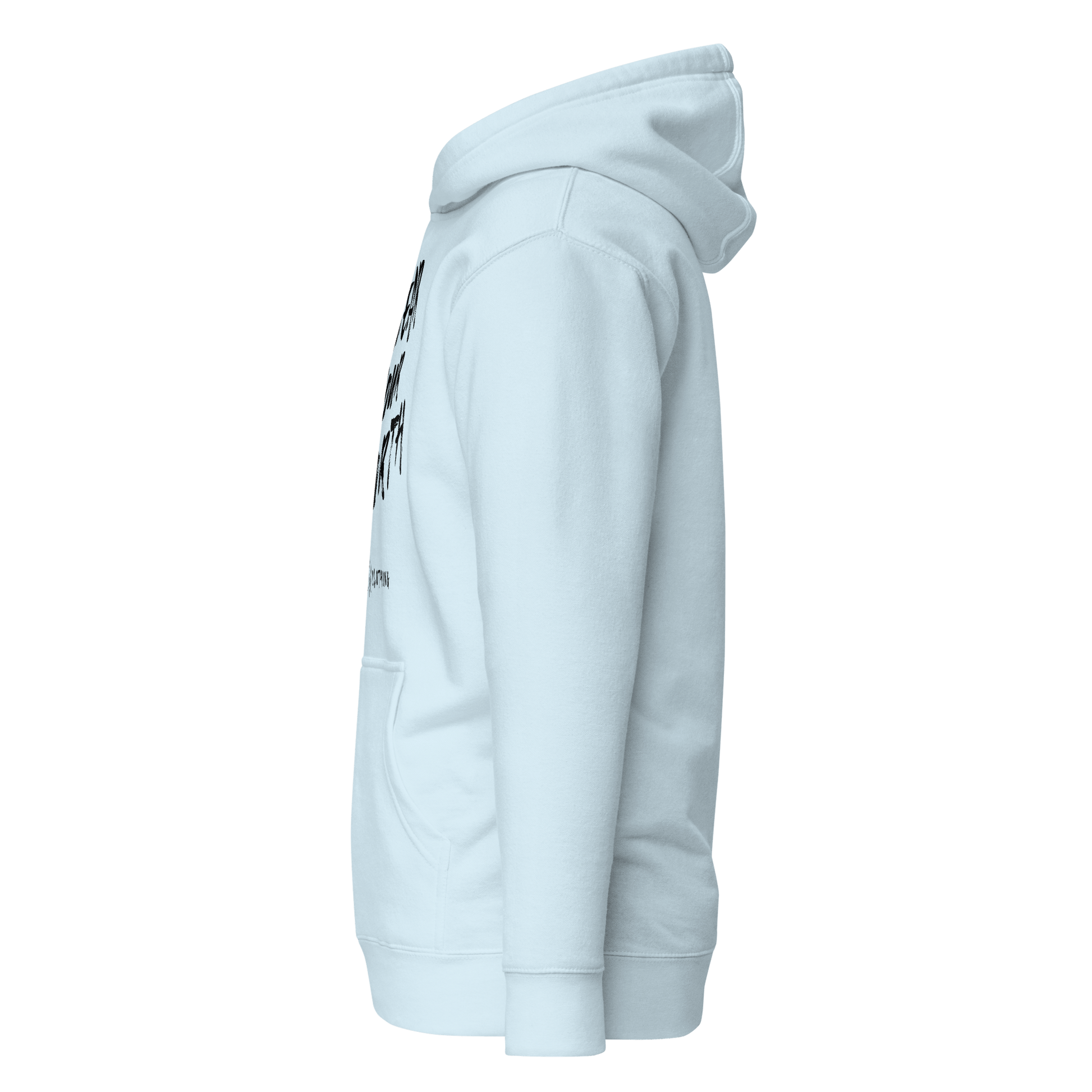 Fall Wear Your Worth Black Print Unisex Hoodie - Bearclothing