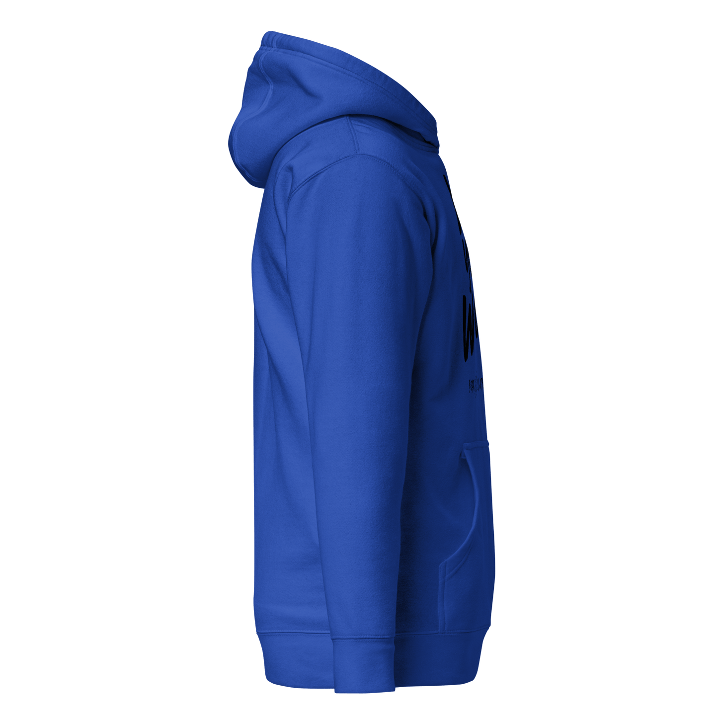 Fall Wear Your Worth Black Print Unisex Hoodie - Bearclothing