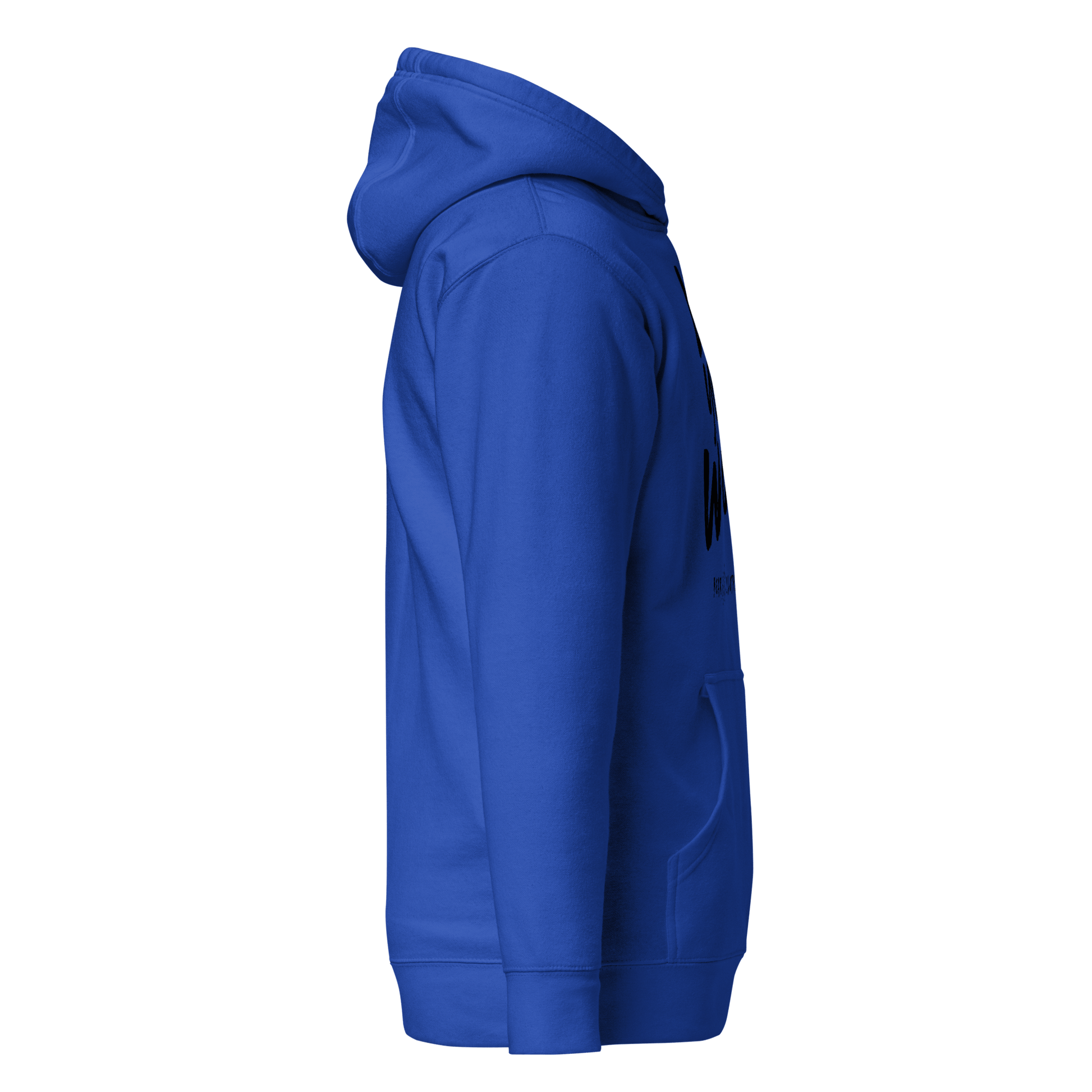 Fall Wear Your Worth Black Print Unisex Hoodie - Bearclothing