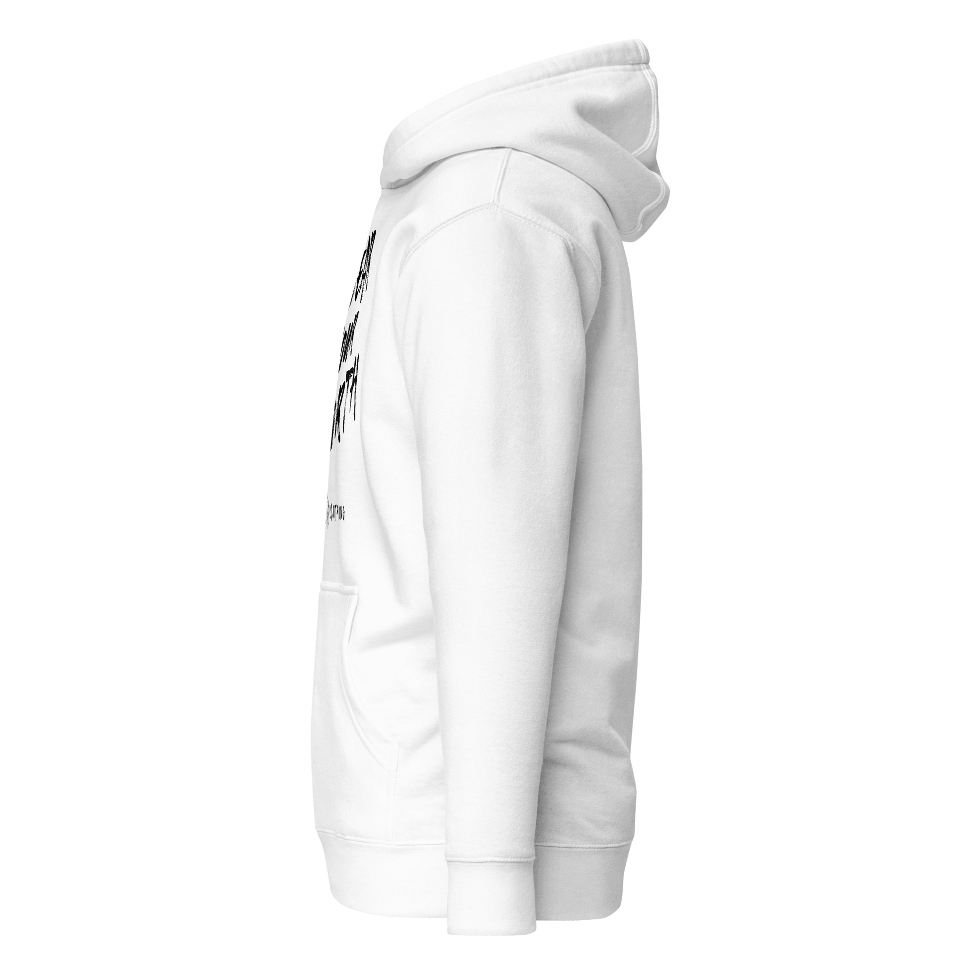 Fall Wear Your Worth Black Print Unisex Hoodie - Bearclothing