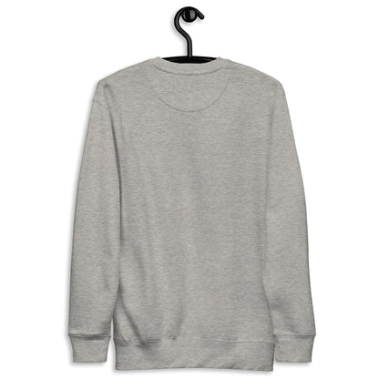 White Bear With Crown Unisex Premium Sweatshirt - Bearclothing