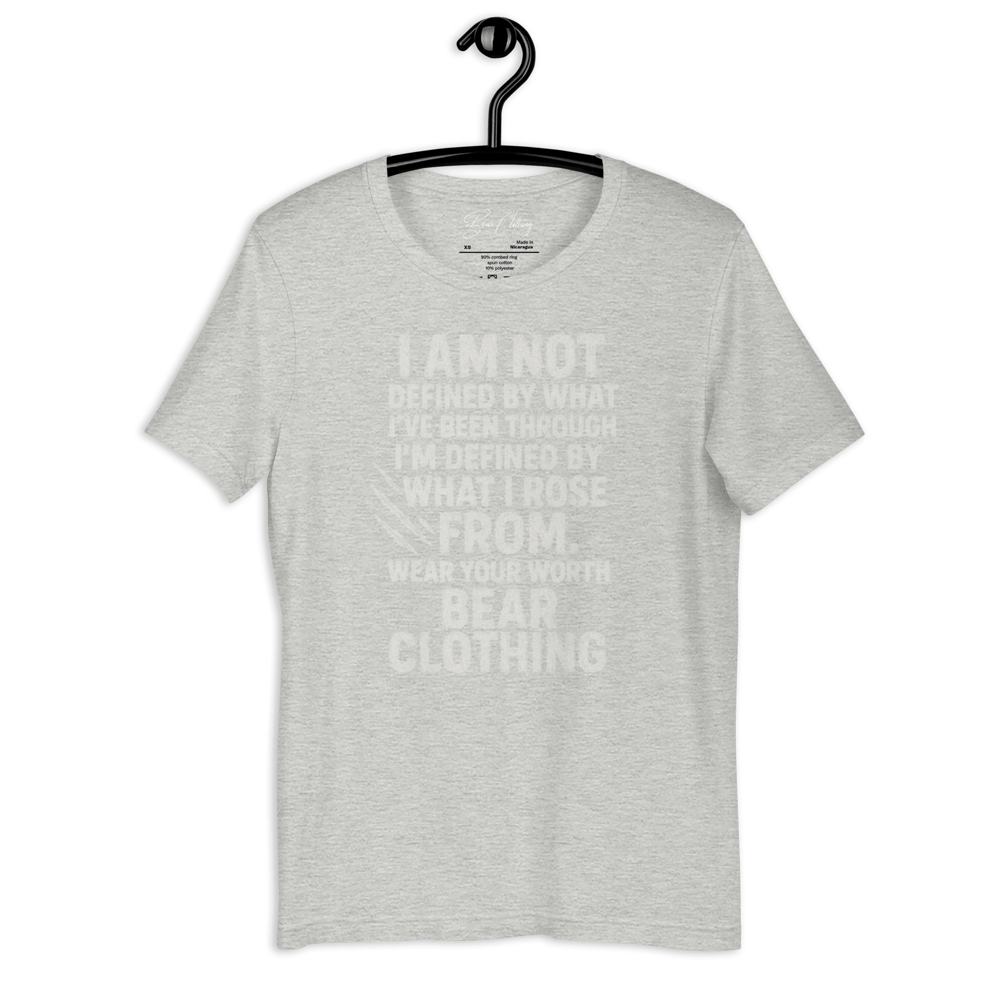 Full Body I Am Not Defined White Print Unisex t-shirt - Bearclothing