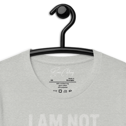 Full Body I Am Not Defined White Print Unisex t-shirt - Bearclothing