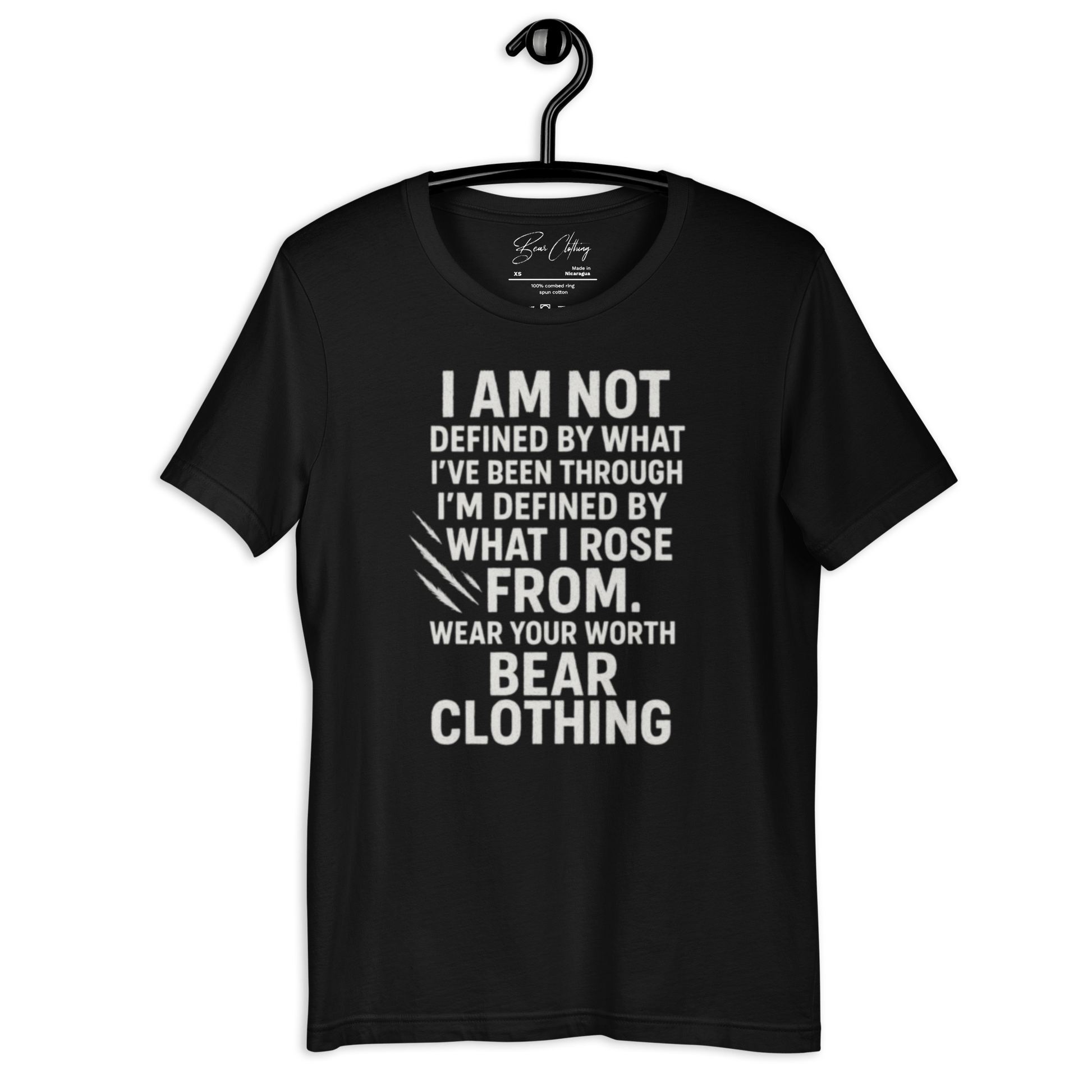 Full Body I Am Not Defined White Print Unisex t-shirt - Bearclothing