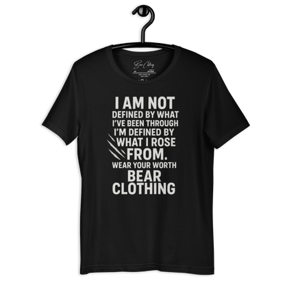 Full Body I Am Not Defined White Print Unisex t-shirt - Bearclothing