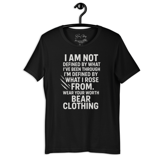 Full Body I Am Not Defined White Print Unisex t-shirt - Bearclothing
