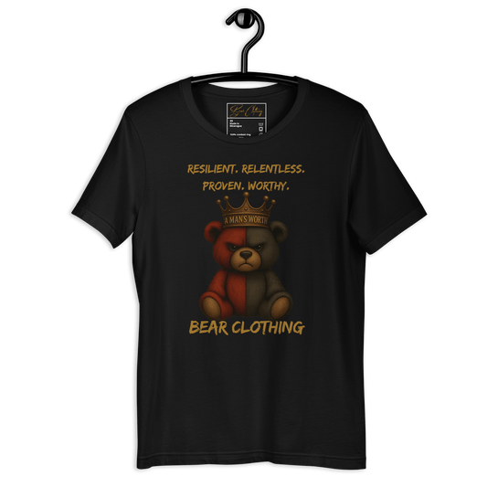 A Man’s Worth Full Body Premium T-shirt - Bearclothing