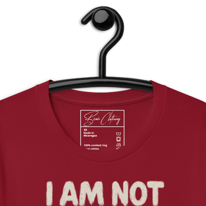 Full Body I Am Not Defined Two Print Unisex t-shirt - Bearclothing