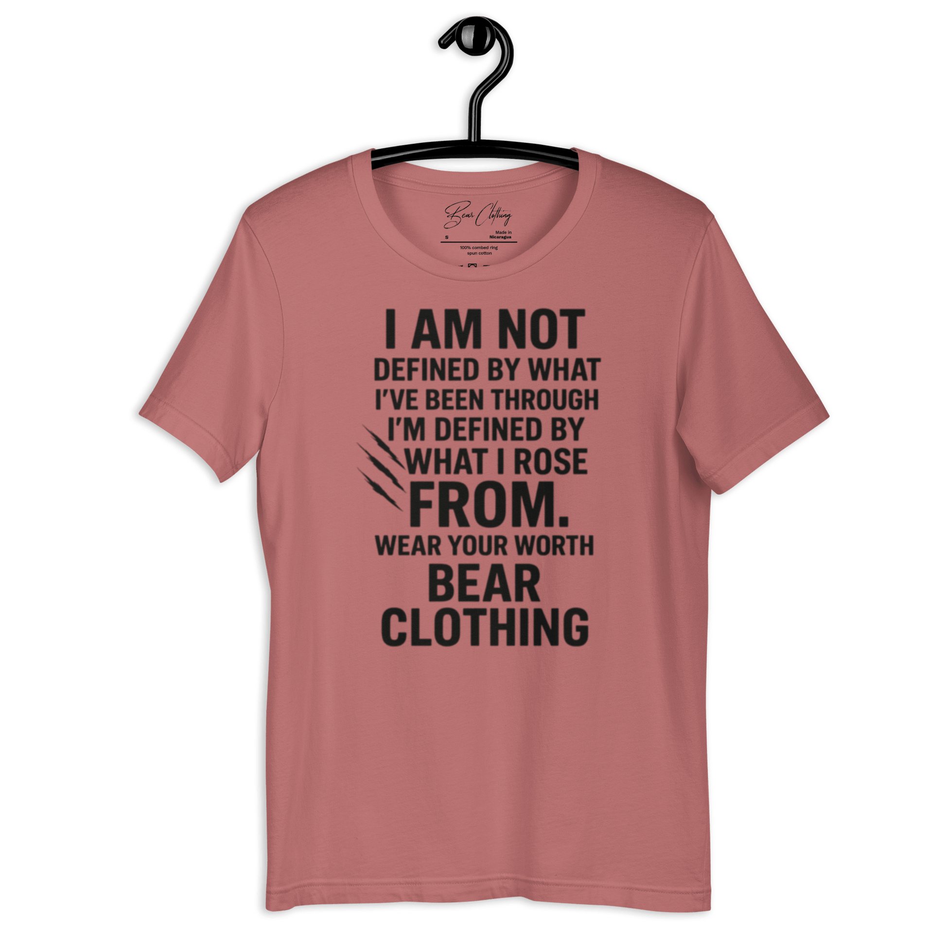 Full Body I Am Not Defined Black Print Unisex t-shirt - Bearclothing