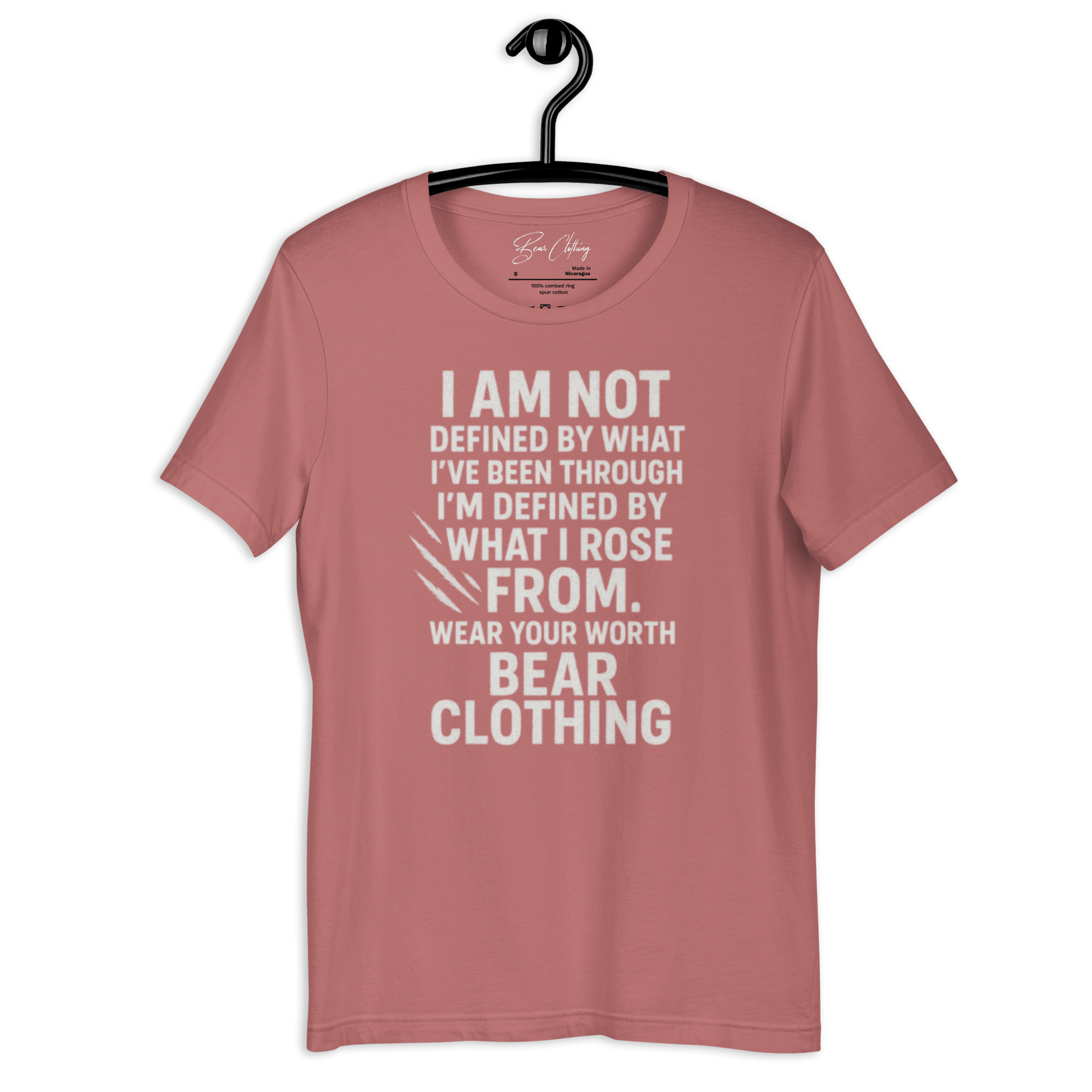 Full Body I Am Not Defined White Print Unisex t-shirt - Bearclothing