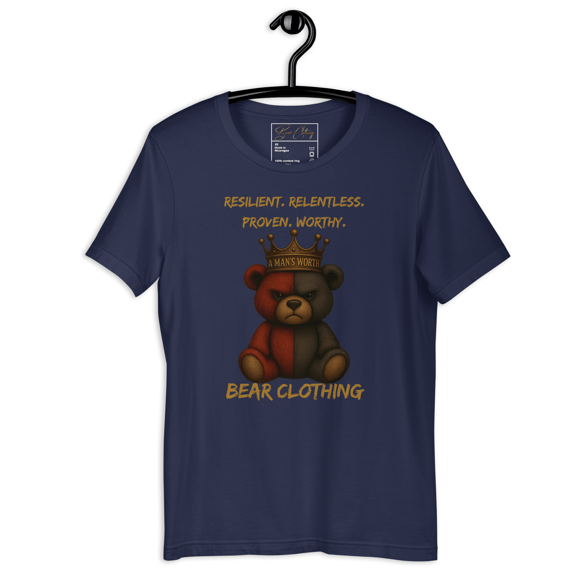 A Man’s Worth Full Body Premium T-shirt - Bearclothing