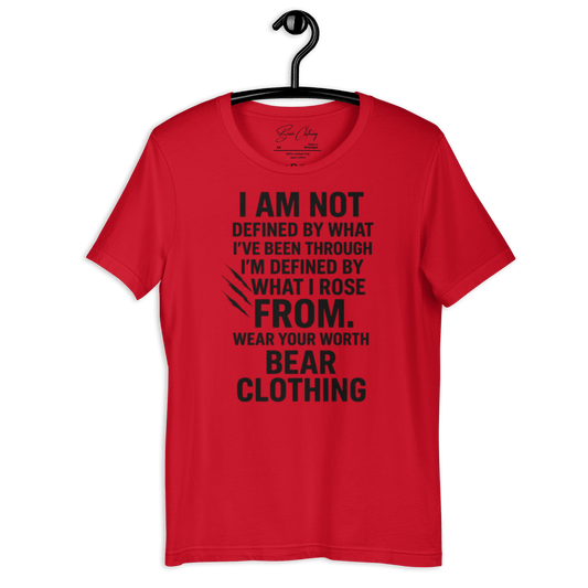 Full Body I Am Not Defined Black Print Unisex t-shirt - Bearclothing
