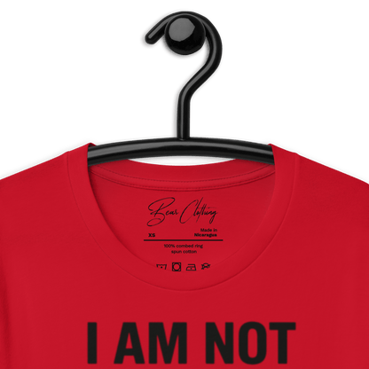 Full Body I Am Not Defined Black Print Unisex t-shirt - Bearclothing