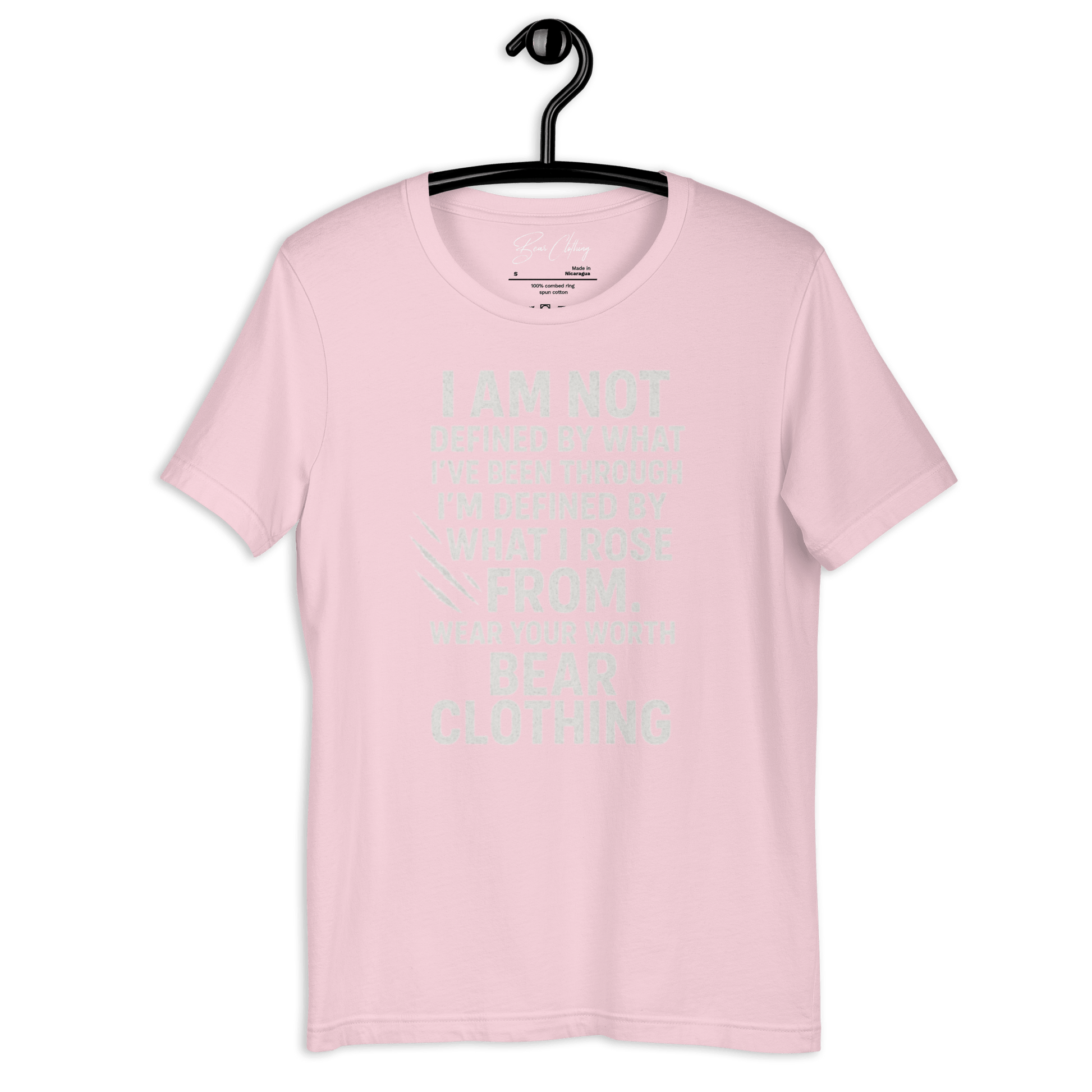 Full Body I Am Not Defined White Print Unisex t-shirt - Bearclothing