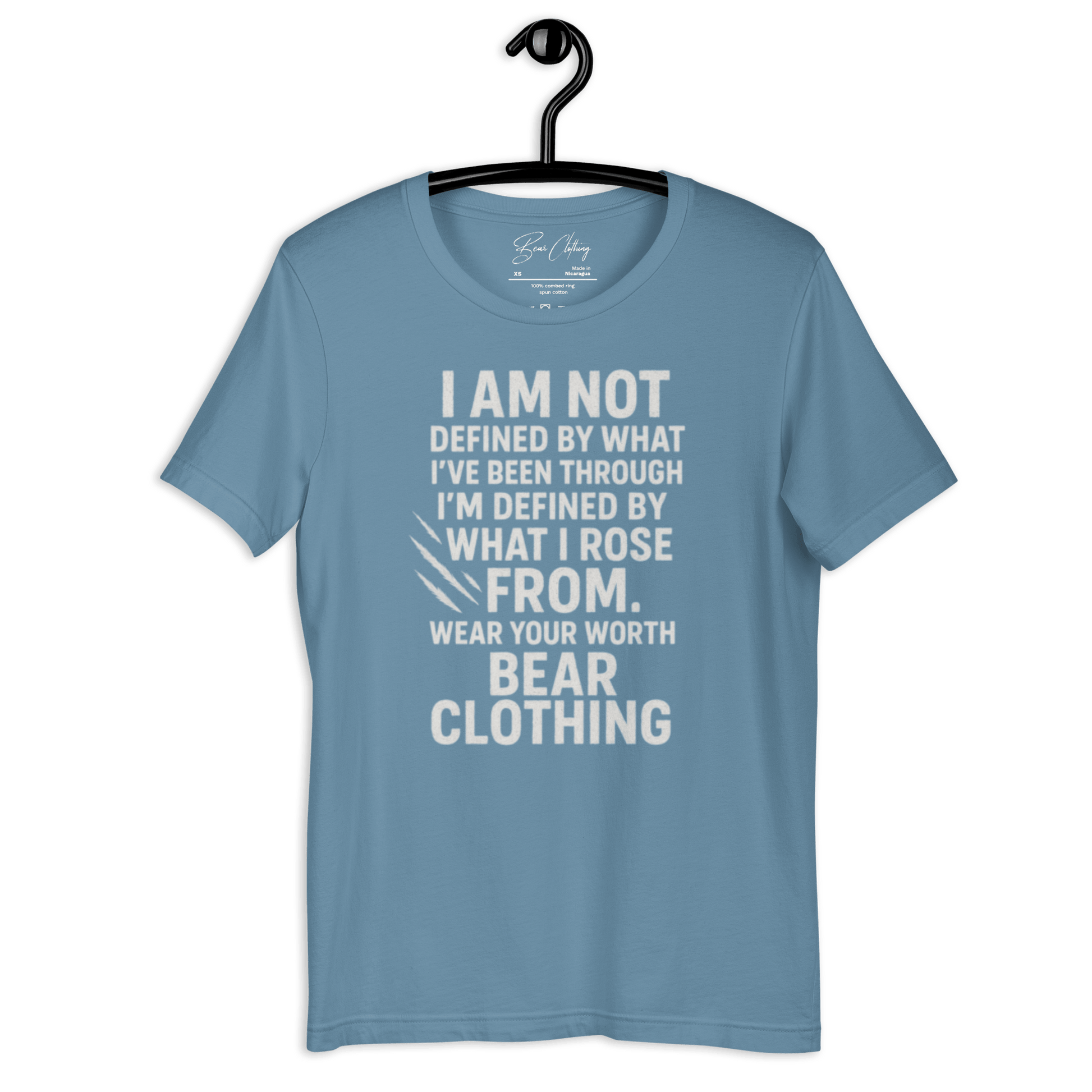 Full Body I Am Not Defined White Print Unisex t-shirt - Bearclothing