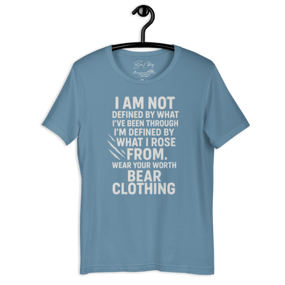 Full Body I Am Not Defined White Print Unisex t-shirt - Bearclothing
