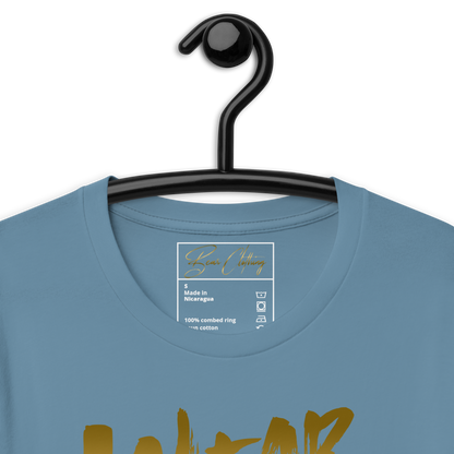 25$ Gold Print Wear Your Worth Premium Tee