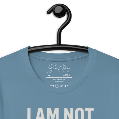 Full Body I Am Not Defined White Print Unisex t-shirt - Bearclothing