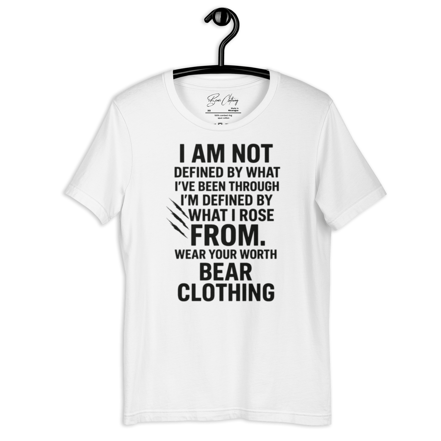 Full Body I Am Not Defined Black Print Unisex t-shirt - Bearclothing