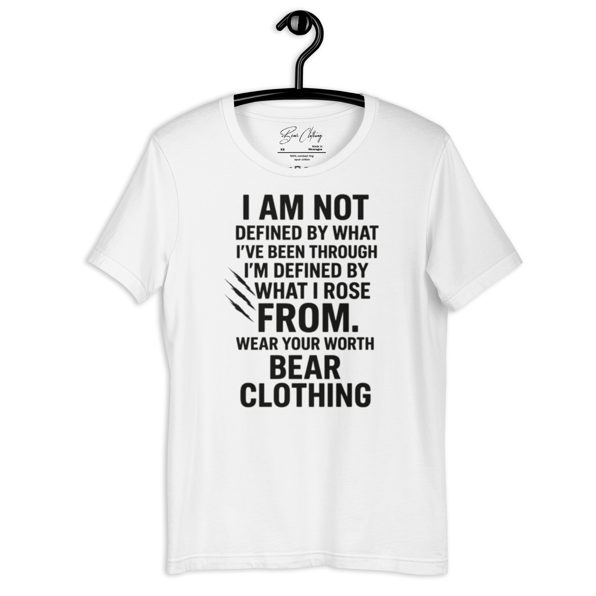 Full Body I Am Not Defined Black Print Unisex t-shirt - Bearclothing