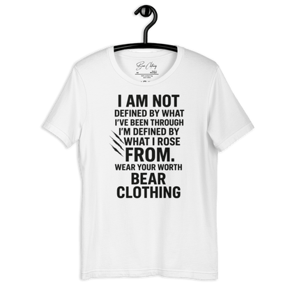 Full Body I Am Not Defined Black Print Unisex t-shirt - Bearclothing
