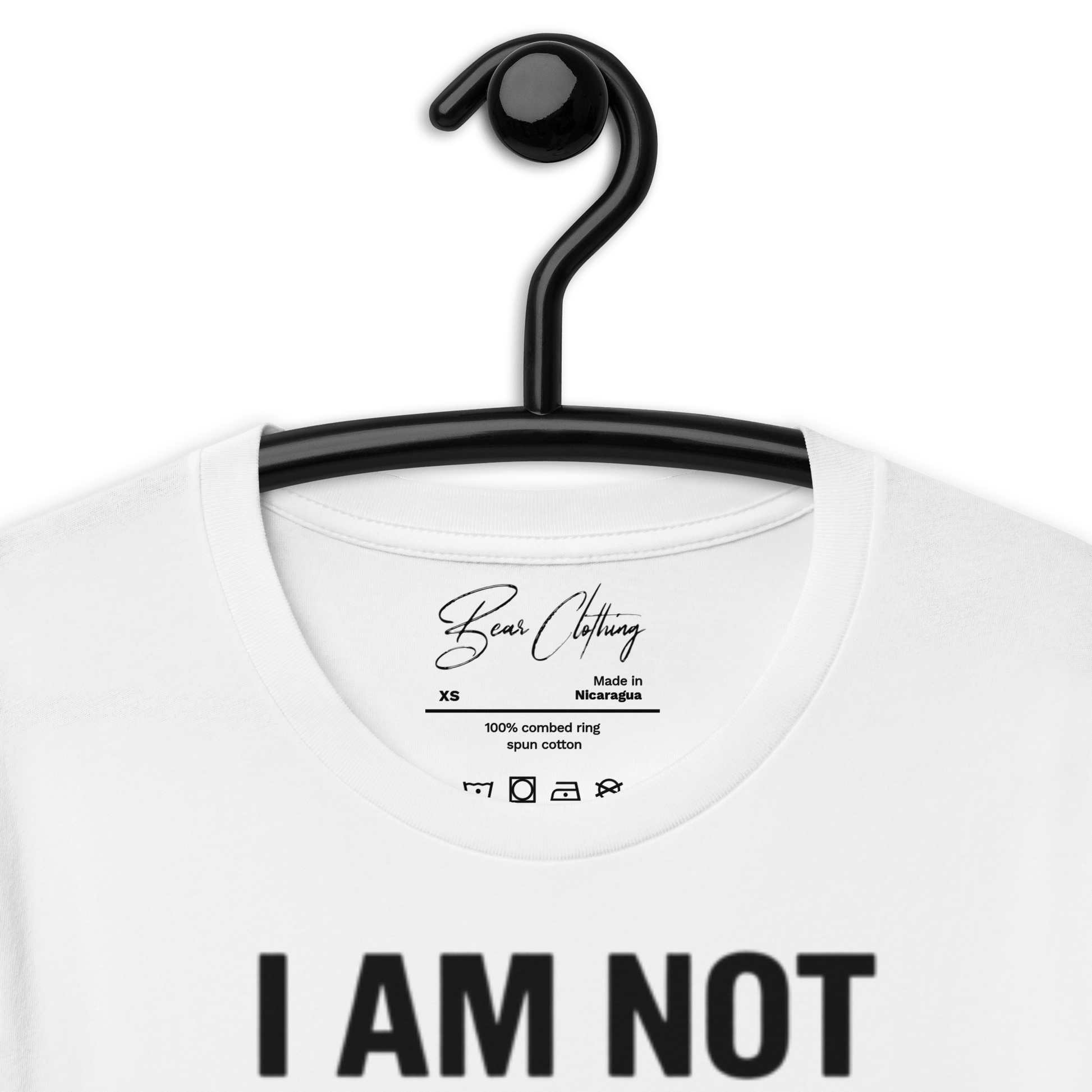 Full Body I Am Not Defined Black Print Unisex t-shirt - Bearclothing