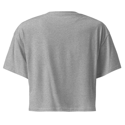 What Lies Beneath Gold Print Women's Crop Top - Bearclothing