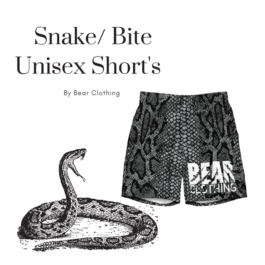 Snake Bite Unisex Shorts - Bearclothing
