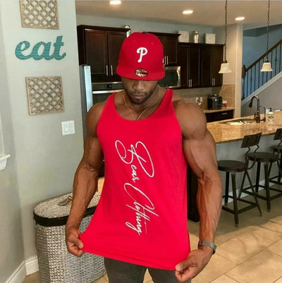 White Signature Premium Tank Top'