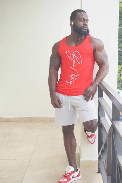 White Signature Premium Tank Top'