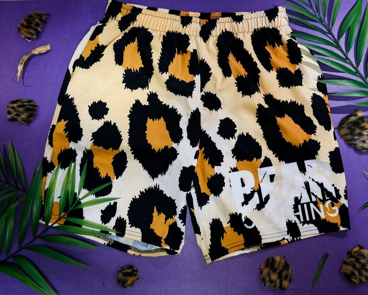 Leopard Unisex Shorts - Bearclothing