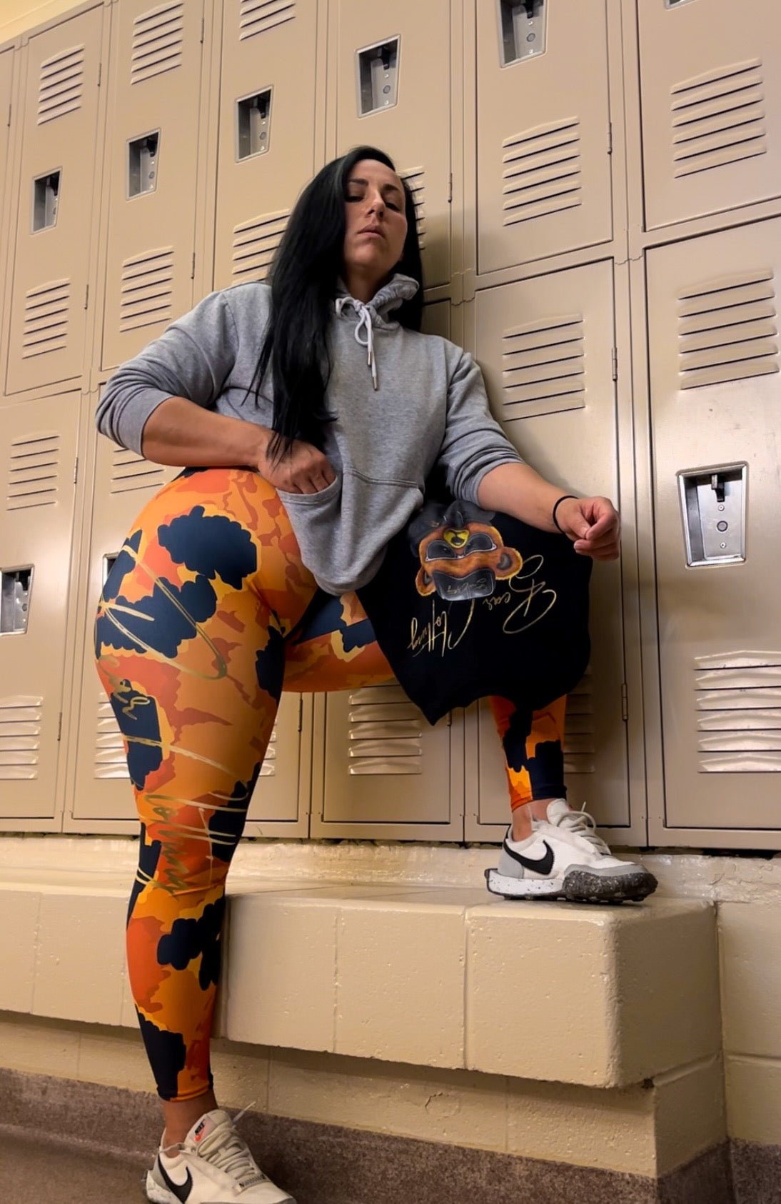 YOGA TIGER PRINT SHE'S A BEAST LEGGINGS - Bearclothing