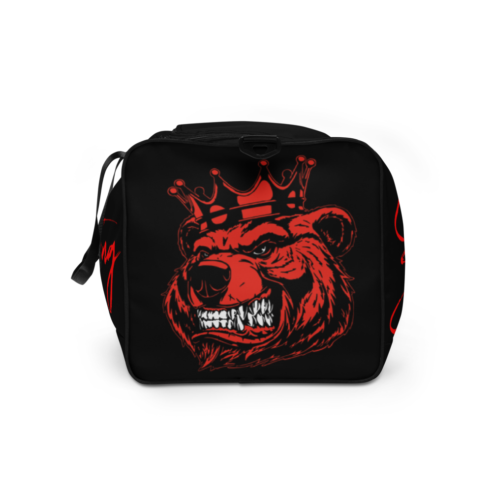 Red print Black Duffle bag Hat's & Accessories - Bearclothing