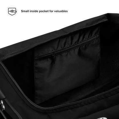 White print  black Duffle bag Hat's & Accessories - Bearclothing