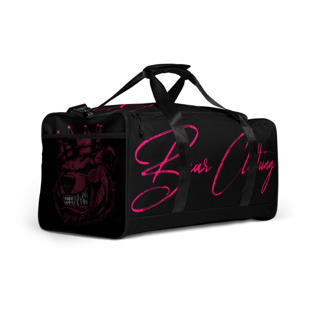 Pink Print Duffle Bag Accessories - Bearclothing