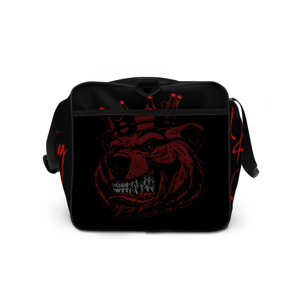 Red print Black Duffle bag Hat's & Accessories - Bearclothing
