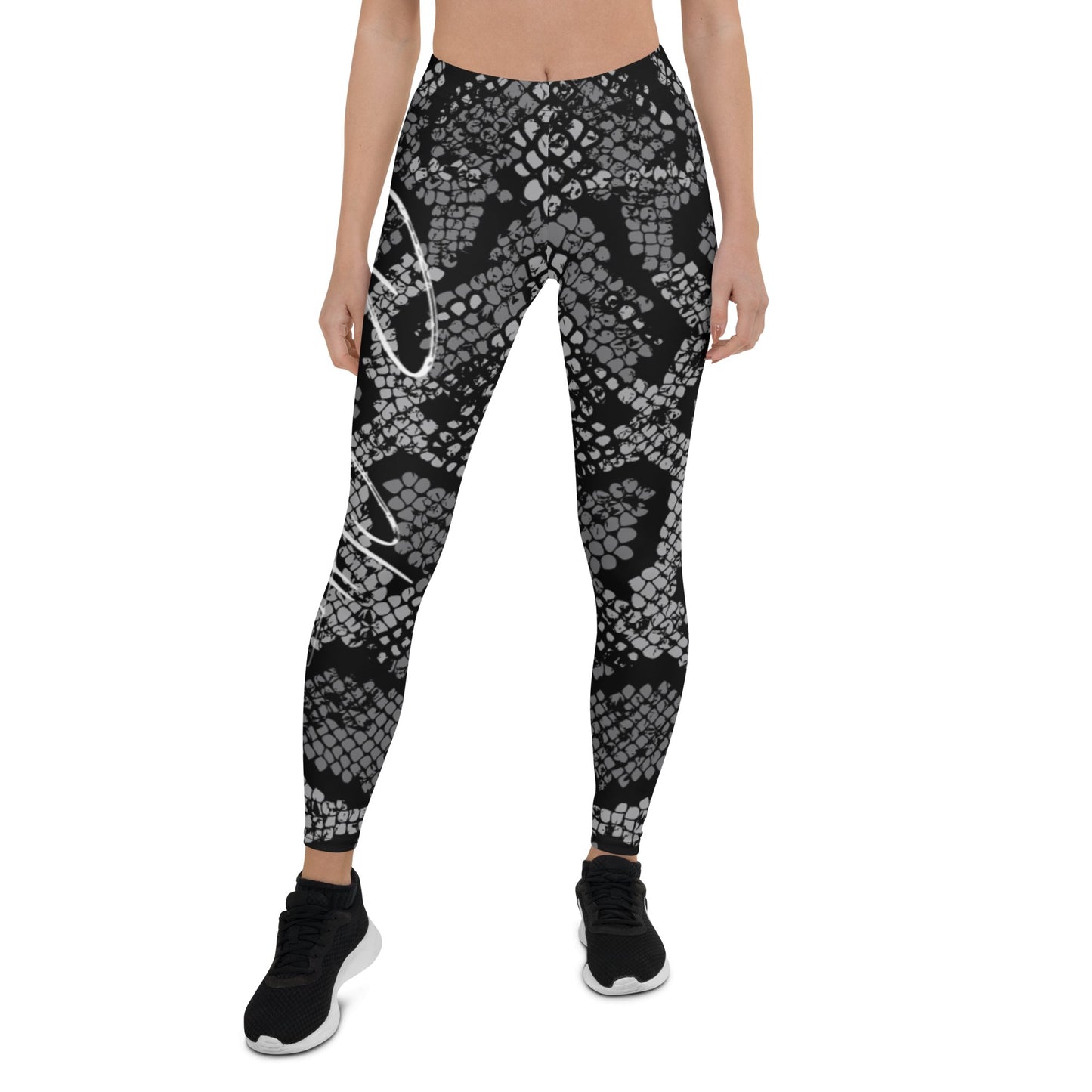 yoga Snakeskin Yoga Leggings - Bearclothing