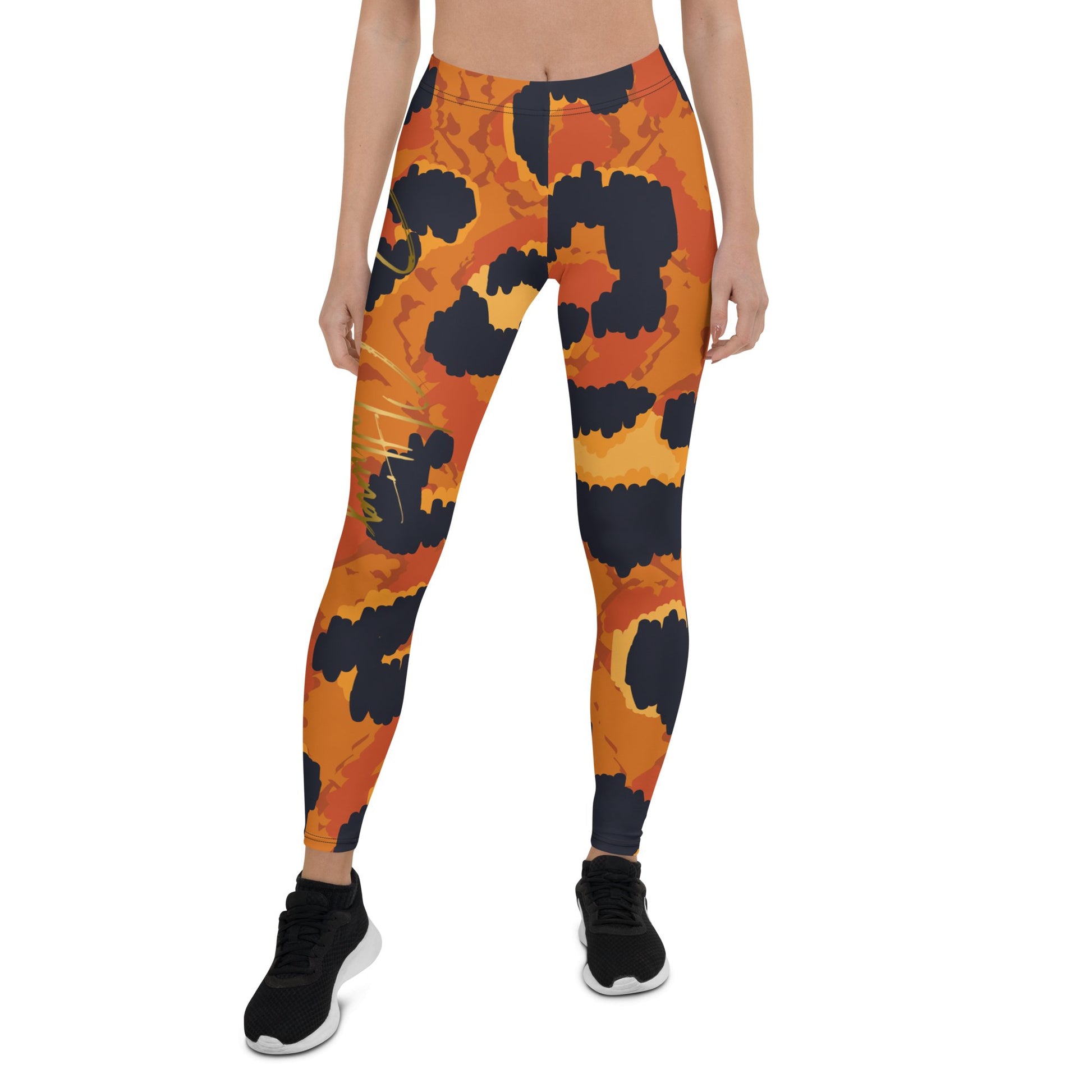 YOGA TIGER PRINT SHE'S A BEAST LEGGINGS - Bearclothing