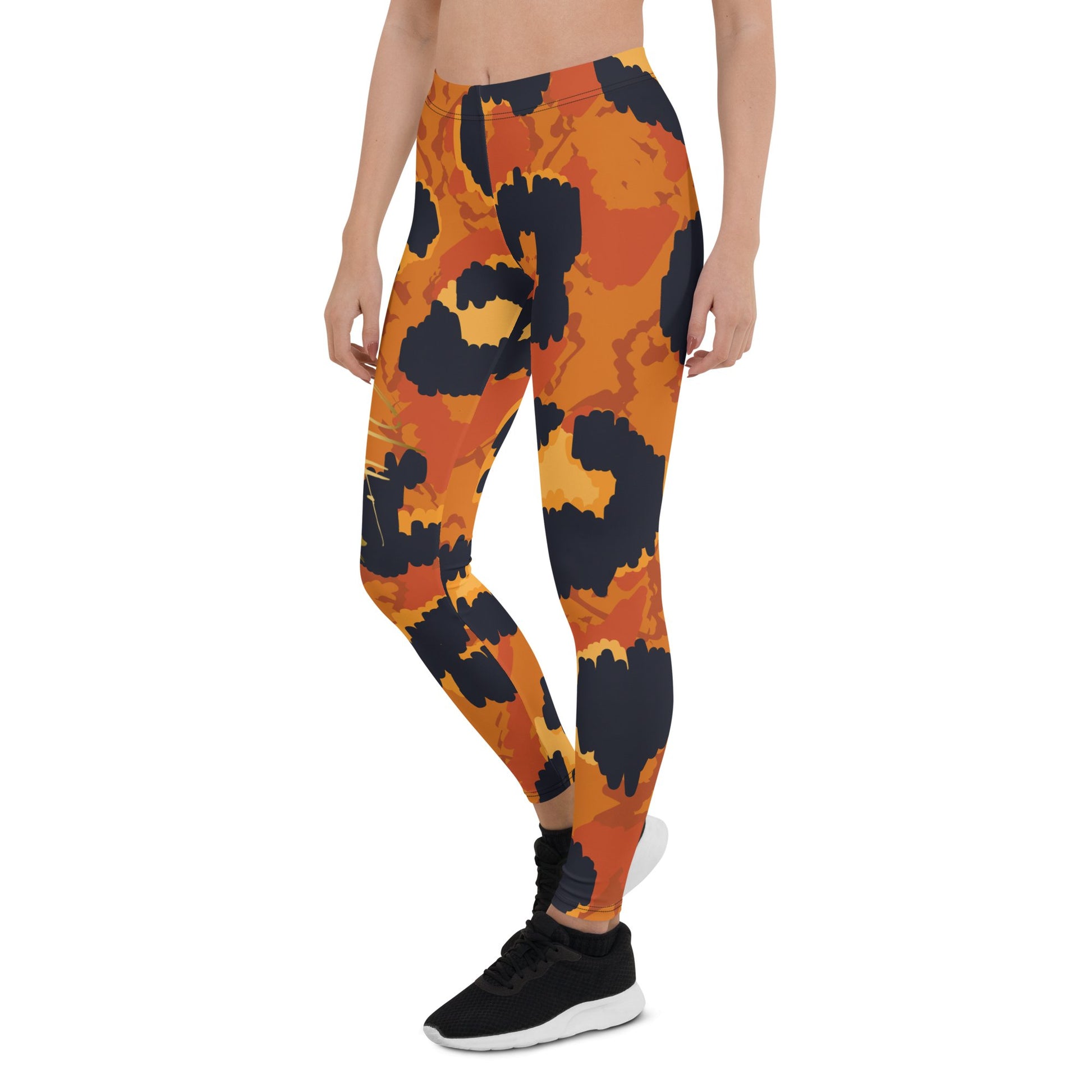 YOGA TIGER PRINT SHE'S A BEAST LEGGINGS - Bearclothing