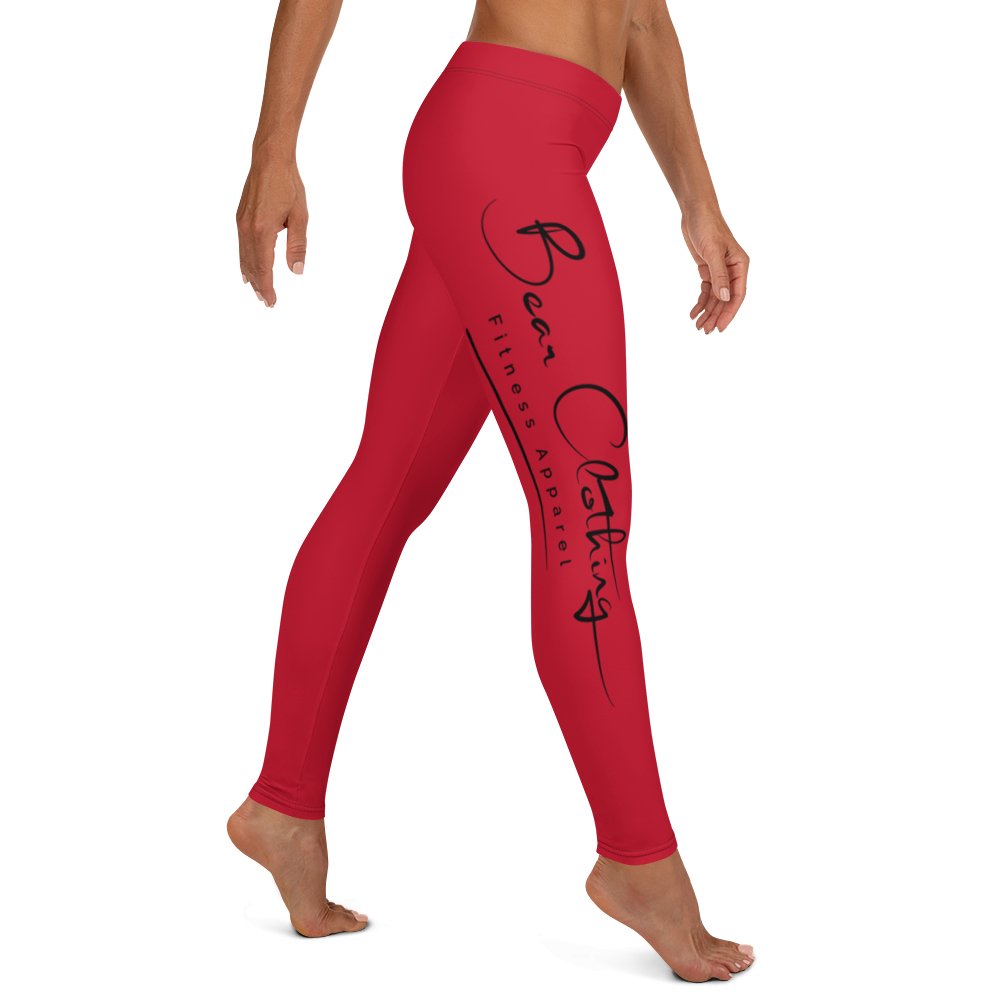 Signature line Apple Red Yoga Leggings - Bearclothing