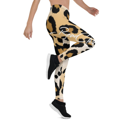 yoga She's a Beast Leopard Leggings. - Bearclothing