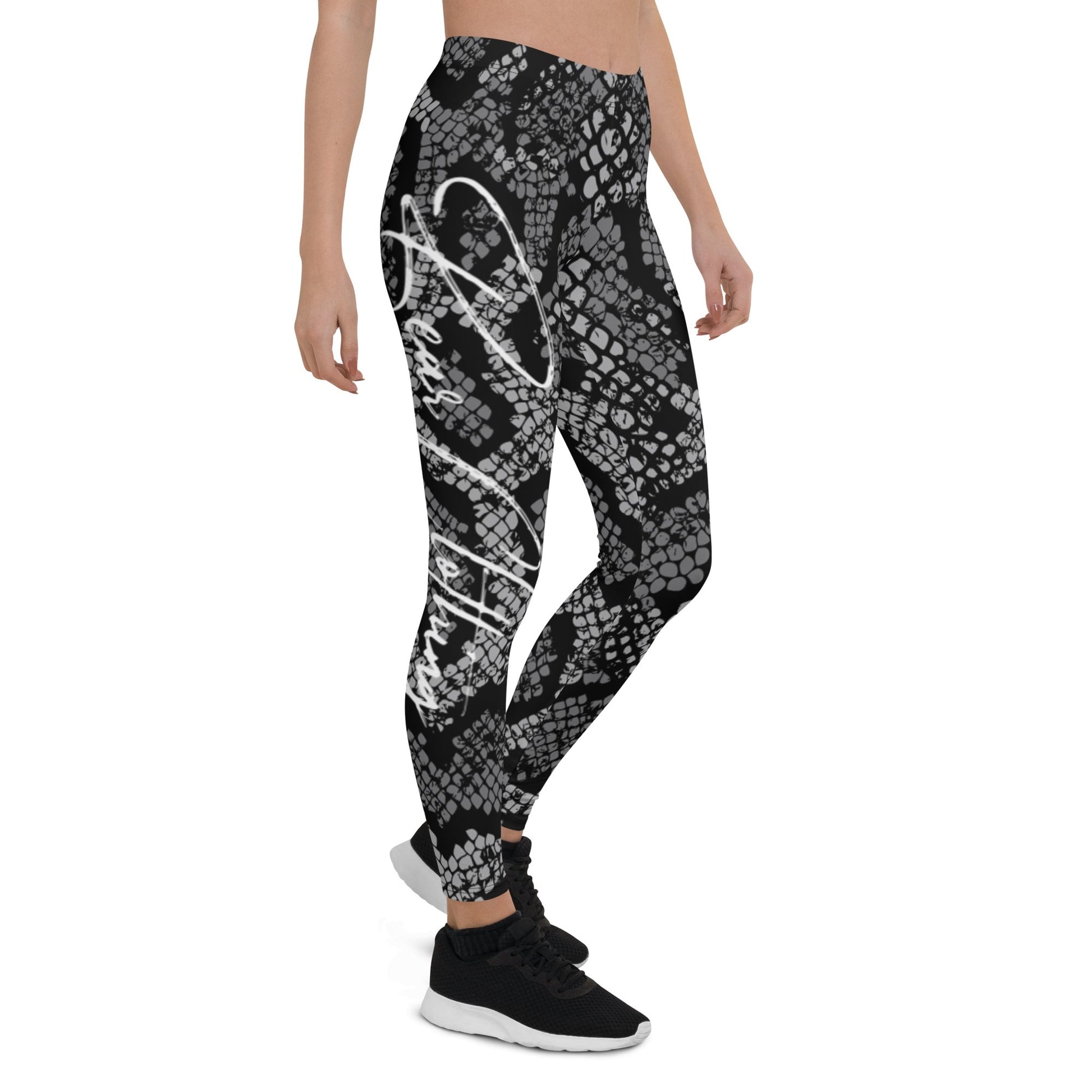 yoga Snakeskin Yoga Leggings - Bearclothing