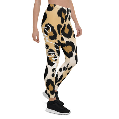 yoga She's a Beast Leopard Leggings. - Bearclothing