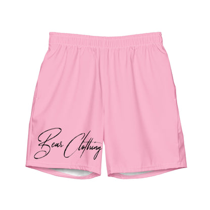 Pink with Black Signature Unisex Shorts - Bearclothing