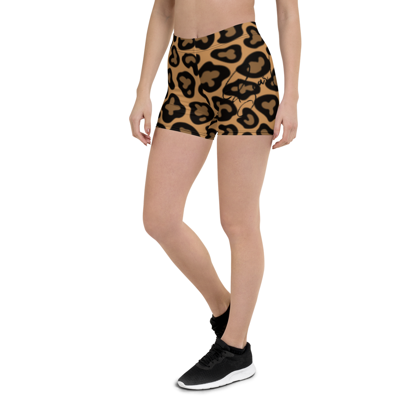 Yoga Cheetah Print Shorts