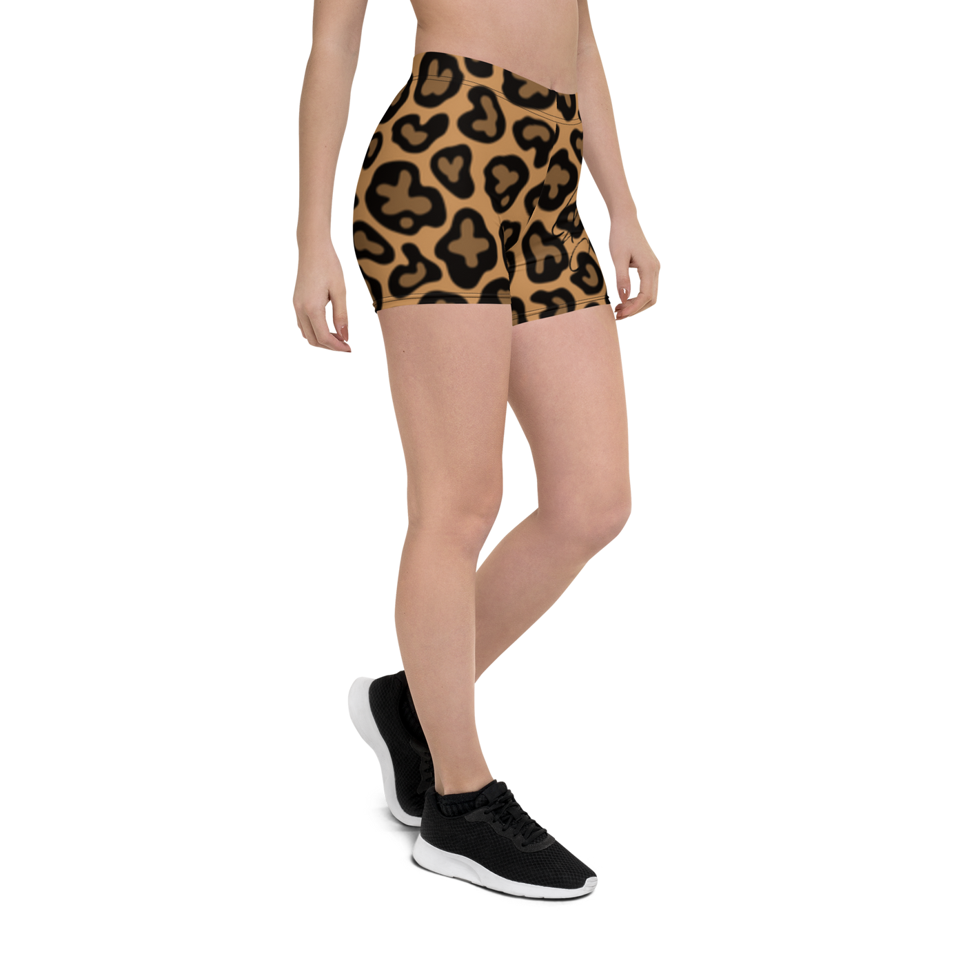 Yoga Cheetah Print Shorts